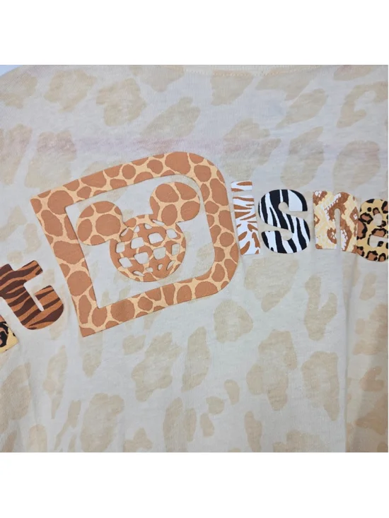 Disney Animal Kingdom Spirit Jersey Large Walt Disney World Safari Letters NWT - Picture 9 of 11